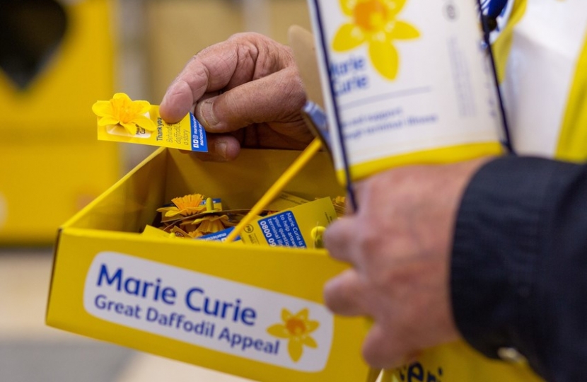 Marie Curie Great Daffodil Appeal Collection Box