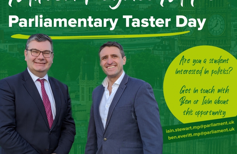 Info Graphic - Parliamentary Taster Day