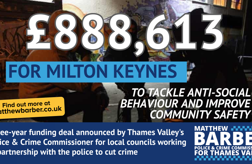 Info Graphic - £888,613 for Milton Keynes
