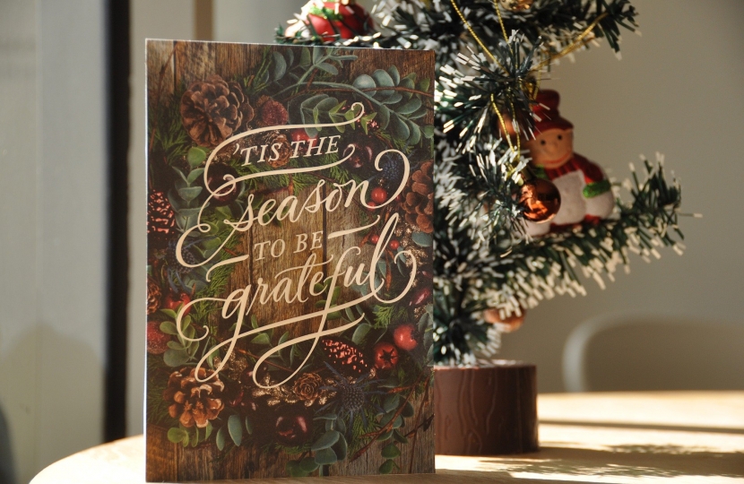 Christmas Card and Tree