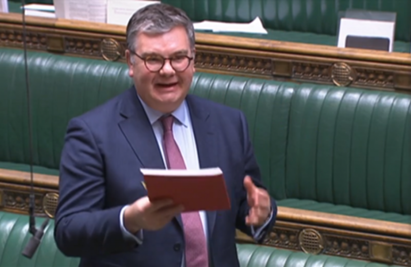 Iain speaking on the Budget in the HoC Chamber