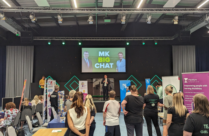 Iain speaking at the MK Big Chat