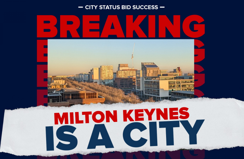 Milton Keynes is a city