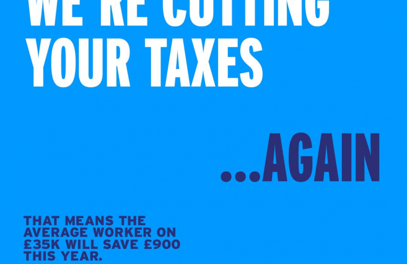We're cutting your taxes... again