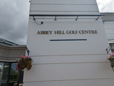 Abbey Hill Golf Course sign