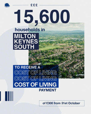 Info Graphic - 15,600 houses in MK South